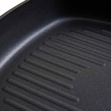 M&S M&S Aluminium 26cm Non Stick Griddle Pan, Black- Buy online at McGrocer