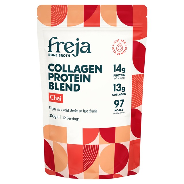 Freja Chai Collagen Protein Shake 300g, imported from the UK