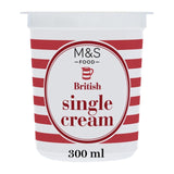 M&S single cream 300ml, imported from the UK