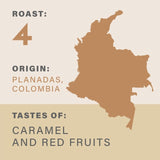 Grumpy Mule Colombia Organic Coffee Beans 500g, UK version