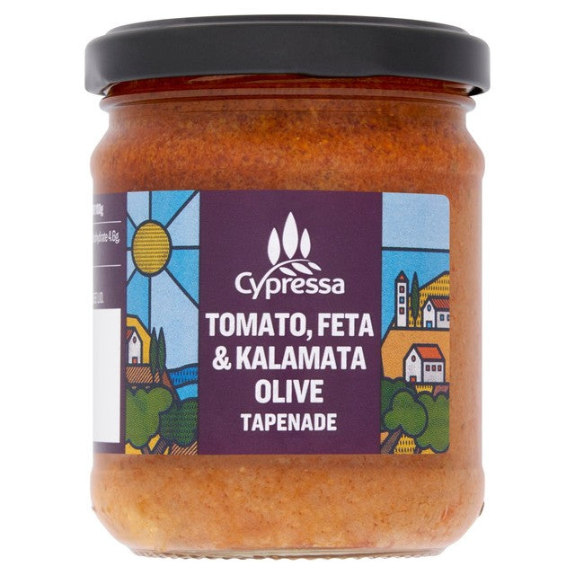 Cypressa Tomato, Feta & Kalamata Olive Tapenade 175g - British product