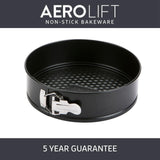 Prestige Aerolift Carbon Steel Springform Cake Tin 22cm, imported from the UK