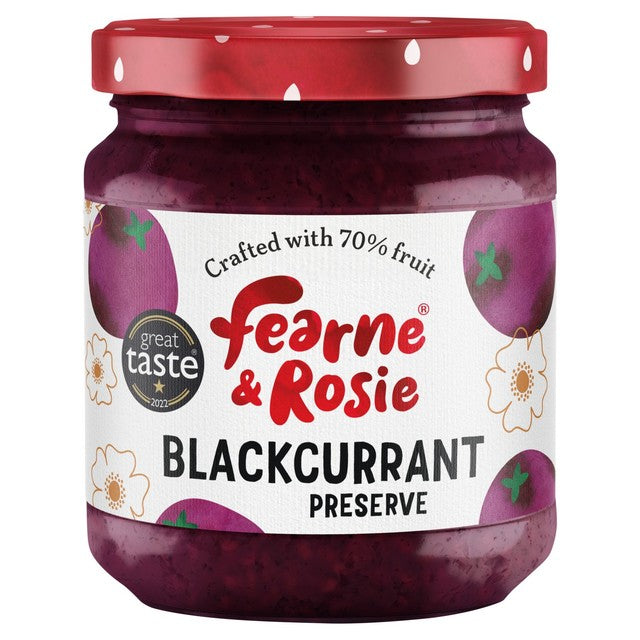 Fearne & Rosie blackcurrant jam 310g - British product