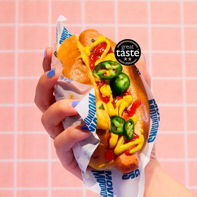 Moving Mountains plant-based hot dogs 240g, imported from the UK