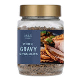 M&S pork gravy granules jar (British brand)