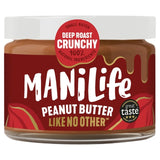 M&S ManiLife Deep Roast Crunchy Peanut Butter 275g- Buy online at McGrocer