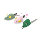 M&S Petface Catkins Three Kind Mice Plush Cat Toys 3 Pack- Buy online at McGrocer