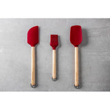 KitchenAid 3 Piece Birchwood Baking Utensil Set with Hooks, UK version