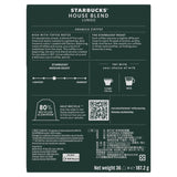 Starbucks House Blend coffee capsules 36 capsules (British brand)