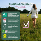 Naty Bio Normal pantyliners 32 pack, imported from the UK