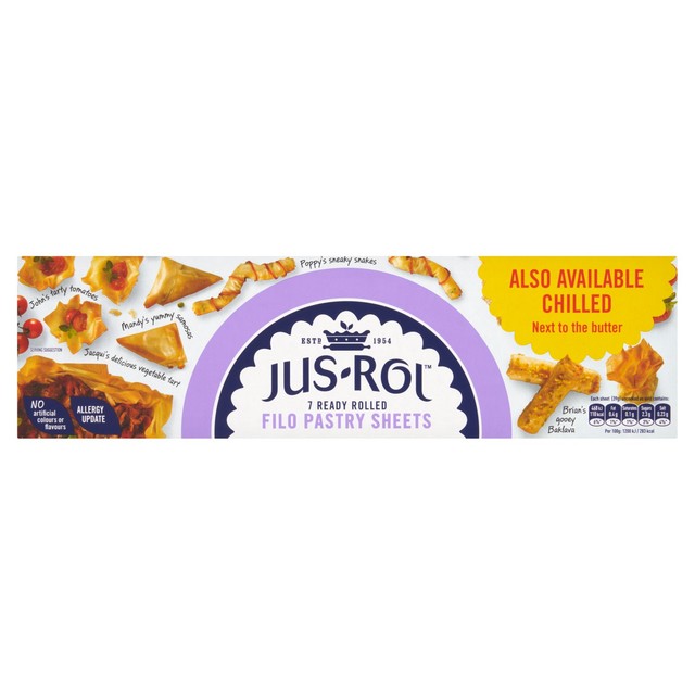 Jus Rol filo pastry sheets 270g, UK version