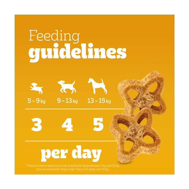 Pedigree Dentastix chicken dog dental treats 68g, imported from the UK