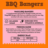 Wagg BBQ Bangers dog treats 125g (British brand)