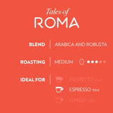 Lavazza Tales of Italy Roma coffee capsules 10 capsules, UK version