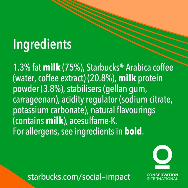 Starbucks Caramel Hazelnut protein drink 330ml (British brand)