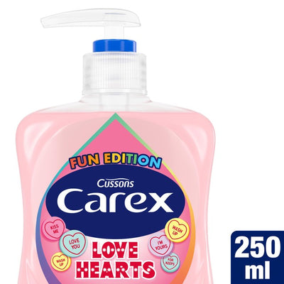 M&S Carex Fun Editions Love Hearts Antibacterial Hand Wash 250ml- Buy online at McGrocer