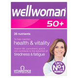 Vitabiotics Wellwoman 50+ multivitamin supplement 30 tablets (British brand)
