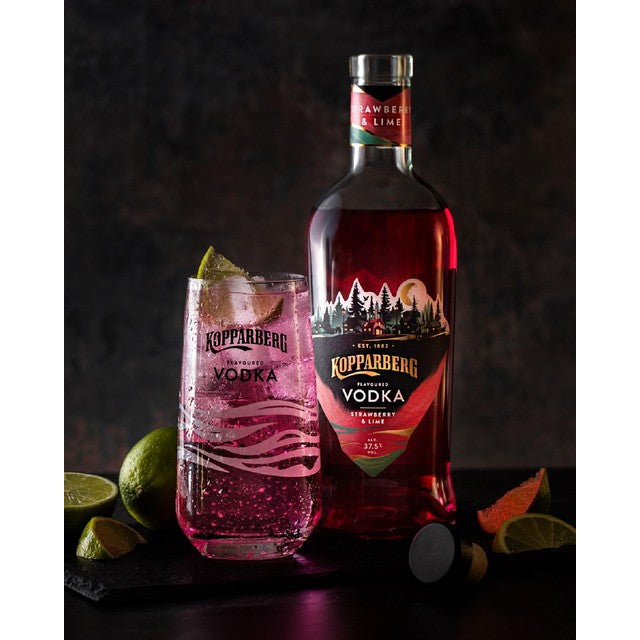 Kopparberg Strawberry & Lime Flavoured Vodka 700ml, UK version