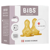 M&S BIBS Natural Rubber Latex Slow Flow Baby Bottle Teat 0m+- Buy online at McGrocer