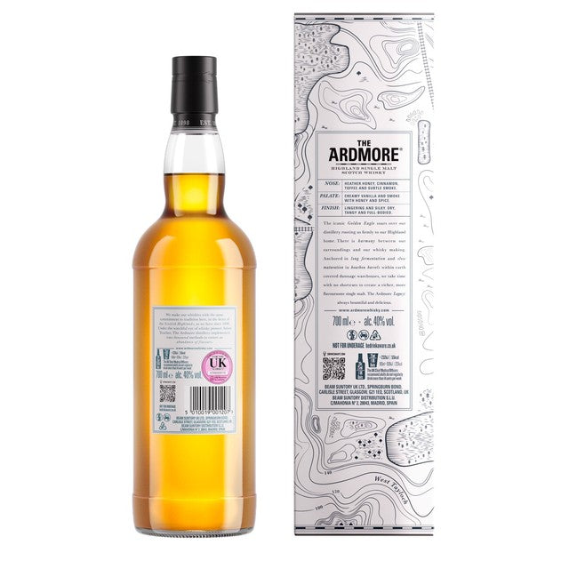 The Ardmore single malt Scotch whisky 70cl (British brand)