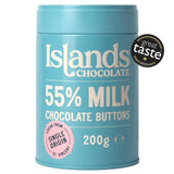 M&S Islands 55% Milk Chocolate Button Tin 200g- Buy online at McGrocer