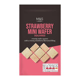 M&S Strawberry Wafer Squares 125g, imported from the UK