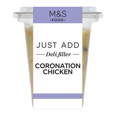 M&S M&S Coronation Chicken Deli Filler 220g- Buy online at McGrocer