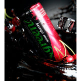 GREEN COLA Sour Cherry sugar-free cola 4 x 330ml cans, UK version