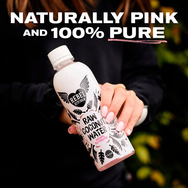 Rebel Kitchen coconut water 330ml, imported from the UK