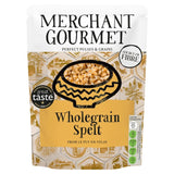 Merchant Gourmet cooked wholegrain spelt with olive oil 250g, imported from the UK