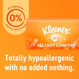Kleenex Allergy Comfort tissues twin box with 2 x 56 tissues, UK version