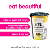 Itsu Katsu Curry instant noodles pot 64g, UK version