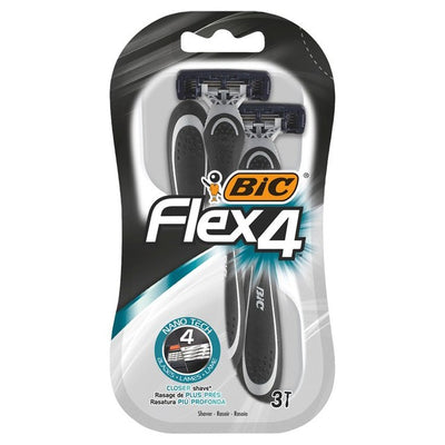 M&S BIC Flex 4 Men's Disposable Razors 3-Pack- Buy online at McGrocer