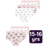 M&S girls cotton shorts pink mix 15-16 years, imported from the UK