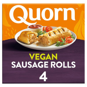 Quorn Vegan Sausage Rolls Frozen Pastry 400g