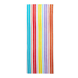 M&S Catherine Lansfield Rainbow Stripe Sun Lounger Towel 76x220cm- Buy online at McGrocer