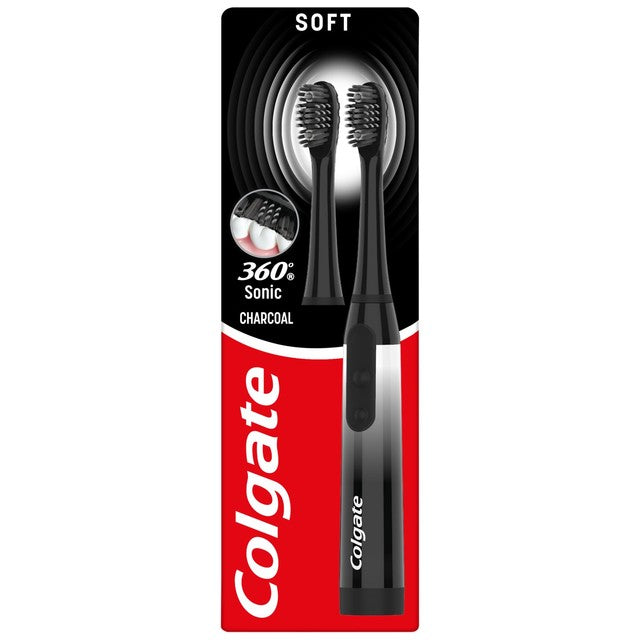 Colgate 360 Sonic Charcoal Soft Battery Toothbrush - British product