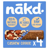 M&S Nakd Cashew Cookie Fruit & Nut Snack Bars Multipack 4 x 35g- Buy online at McGrocer