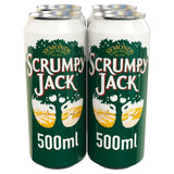 Scrumpy Jack cider cans 4 x 500ml (British brand)
