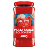 Mutti Classic Italian Bolognese sauce 400g, imported from the UK