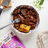 The Gym Kitchen BBQ lentils 250g (British brand)