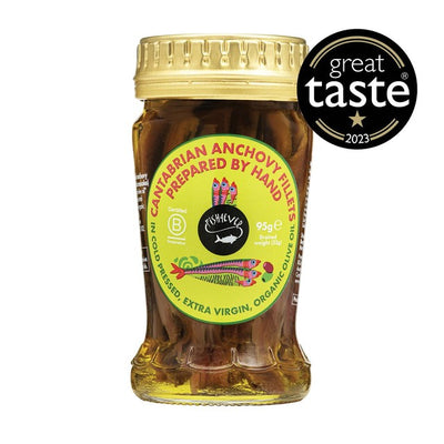M&S Fish 4 Ever Anchovy Fillets in Extra Virgin Olive Oil 95g- Buy online at McGrocer