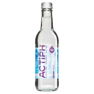 ACTIPH Alkaline Ionised Water Glass Bottle 330ml
