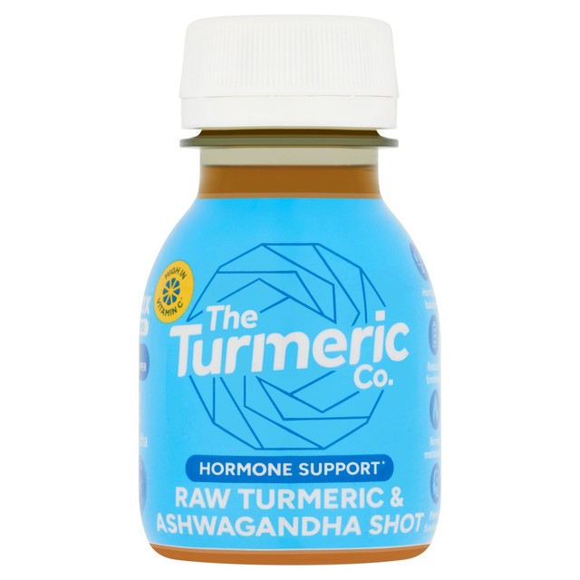 The Turmeric Co. Raw Turmeric & Ashwagandha health shot 60ml (British brand)