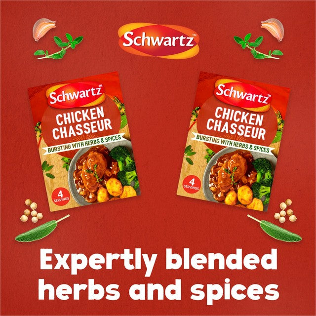 Schwartz Chicken Chasseur recipe mix 40g (British brand)