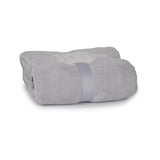 Deyongs silver fleece throw 140x180cm - British product
