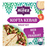Al'Fez kofta kebab wrap kit, imported from the UK