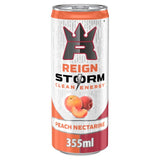 M&S Reign Storm Peach Nectarine Clean Energy Drink 355ml- Buy online at McGrocer
