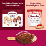 Häagen-Dazs Mini Becher Eis gesalzenes Karamell Belgische Schokolade 4x95ml, UK-Version