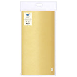 M&S Duni Gold DuniSilk Heavyweight Disposable Table Cover 138x220cm- Buy online at McGrocer